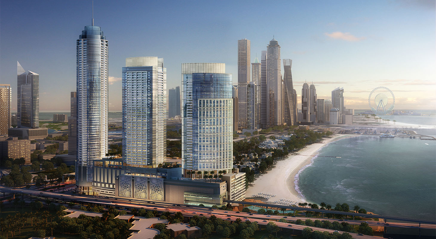 Palm Beach Towers Apartments in Palm Jumeirah, Dubai