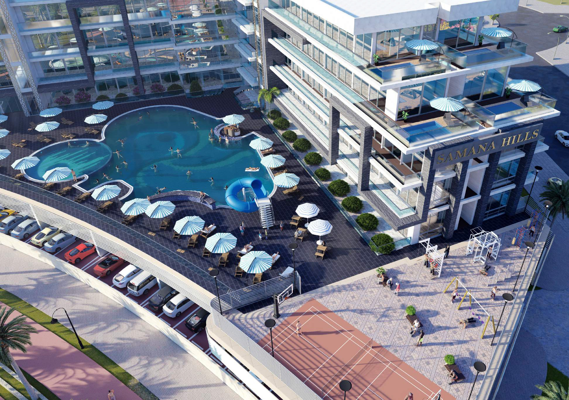 Samana Hills Apartments at Arjan Dubailand